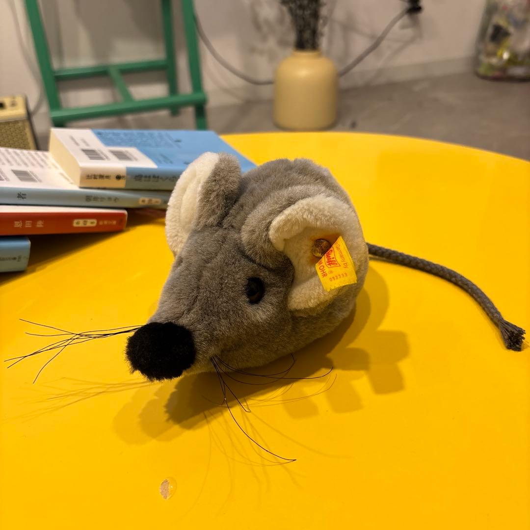 オールドシュタイフ ネズミ ぬいぐるみ ドイツ製 Steiff ヴィンテージ