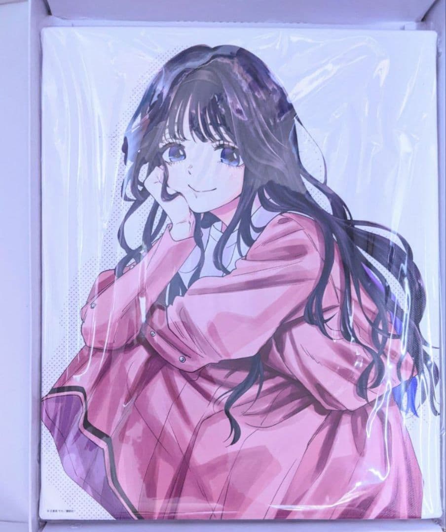 和栗薫子キャンバスアート3号Fサイズeeoくじ1弾A賞薫る花は凛と咲く