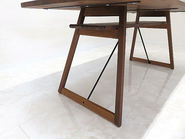 展示品　吉桂 ソース「168 Y HOPE」ウォールナット無垢ダイニングテーブル