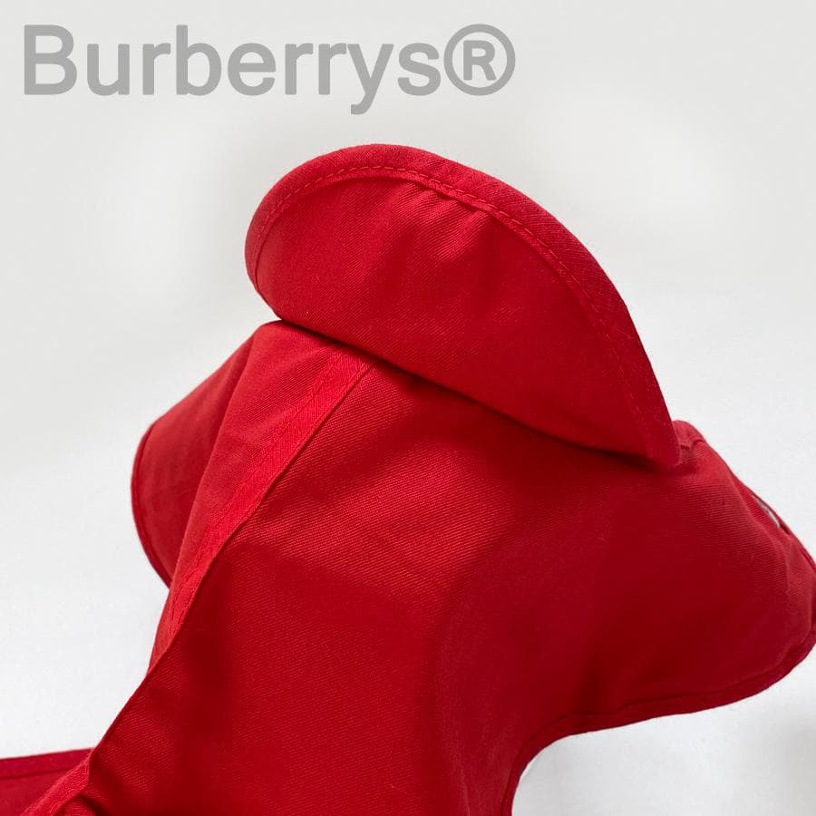Burberrys バーバリーコート 犬服 赤 12 /30cm