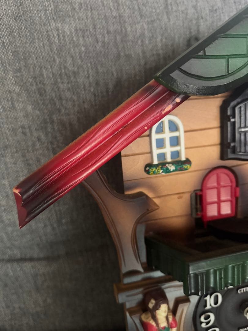 シチズンクオーツ鳩時計　アンティーク　花のワルツ