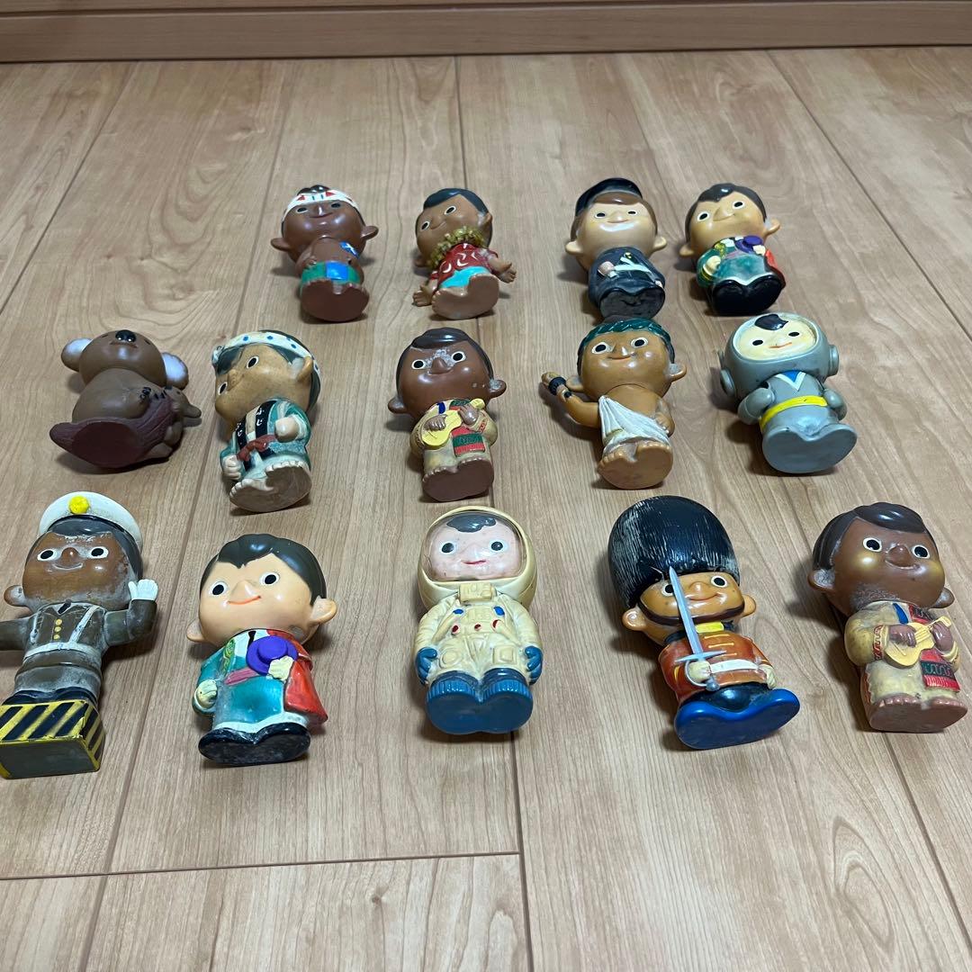 富士銀行ぼくちゃんソフビ14体セット