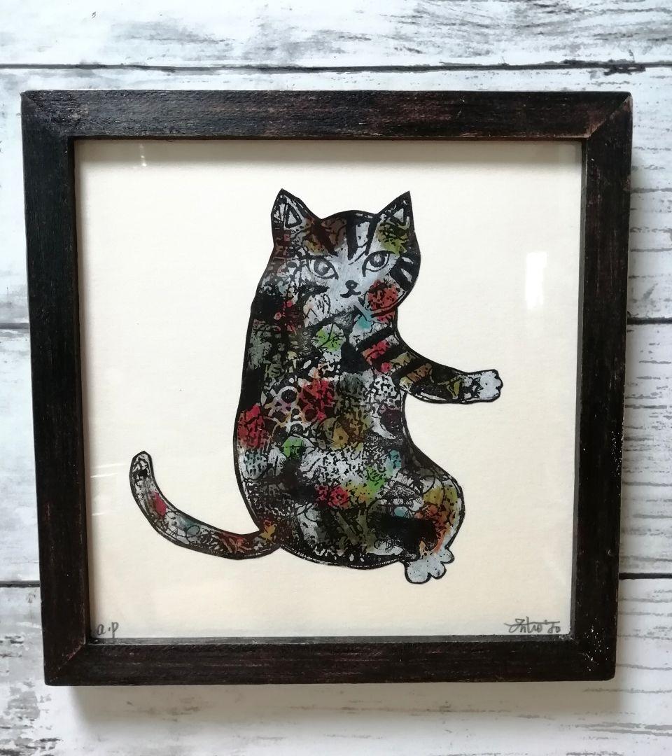 額縁アンティークブラックご確認ページ　title「ひっつき猫」 額縁アンティークブラックご確認ページ title「ひっつき猫」 額縁