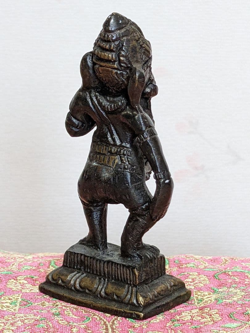 ♢仏教美術 インド 古仏 ガネーシャ 仏像 銅製 コレクション骨董品