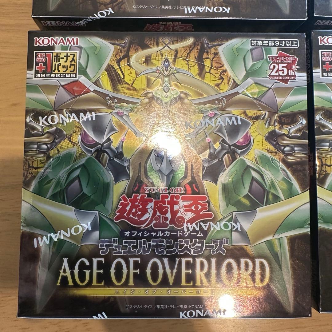 AGE OF OVERLORD 未開封　シュリンク付き　4BOX