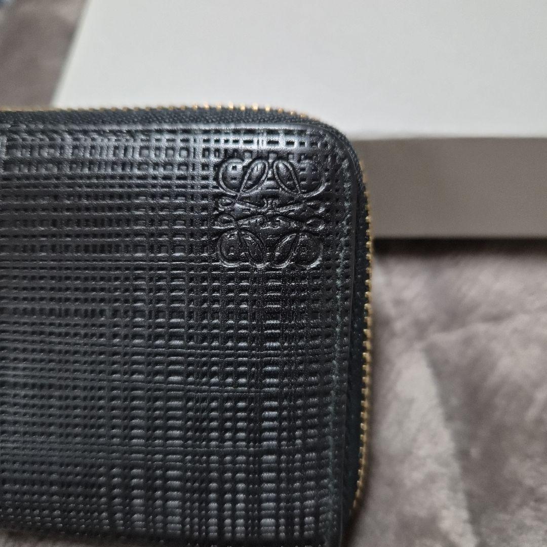 美品　送料込みLOEWE ケース　リネン　ユニセックス　ミニウォレット