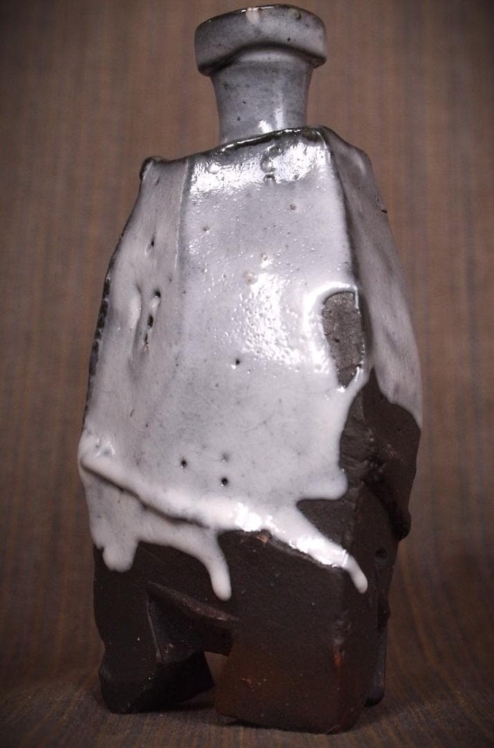 me408⑰『唐津 十字架 クロス ぐい呑』/骨董品 古美術 アンティーク