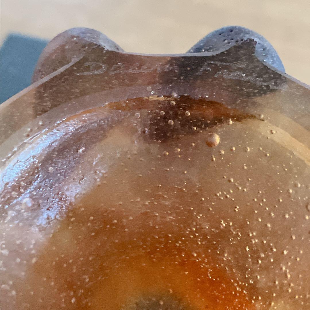 Daum FRANCE イチジク トカゲ 足つき ボウル カップ アールヌーボー