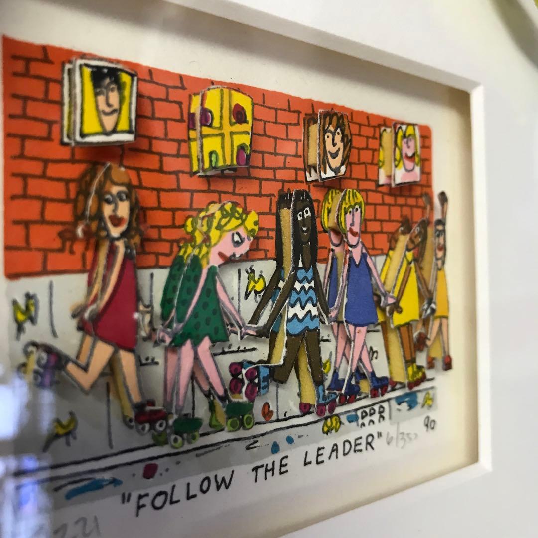 ジェームスリジィ 3D 希少 特別額装入り FDLLOW THE LEADER - メルカリ