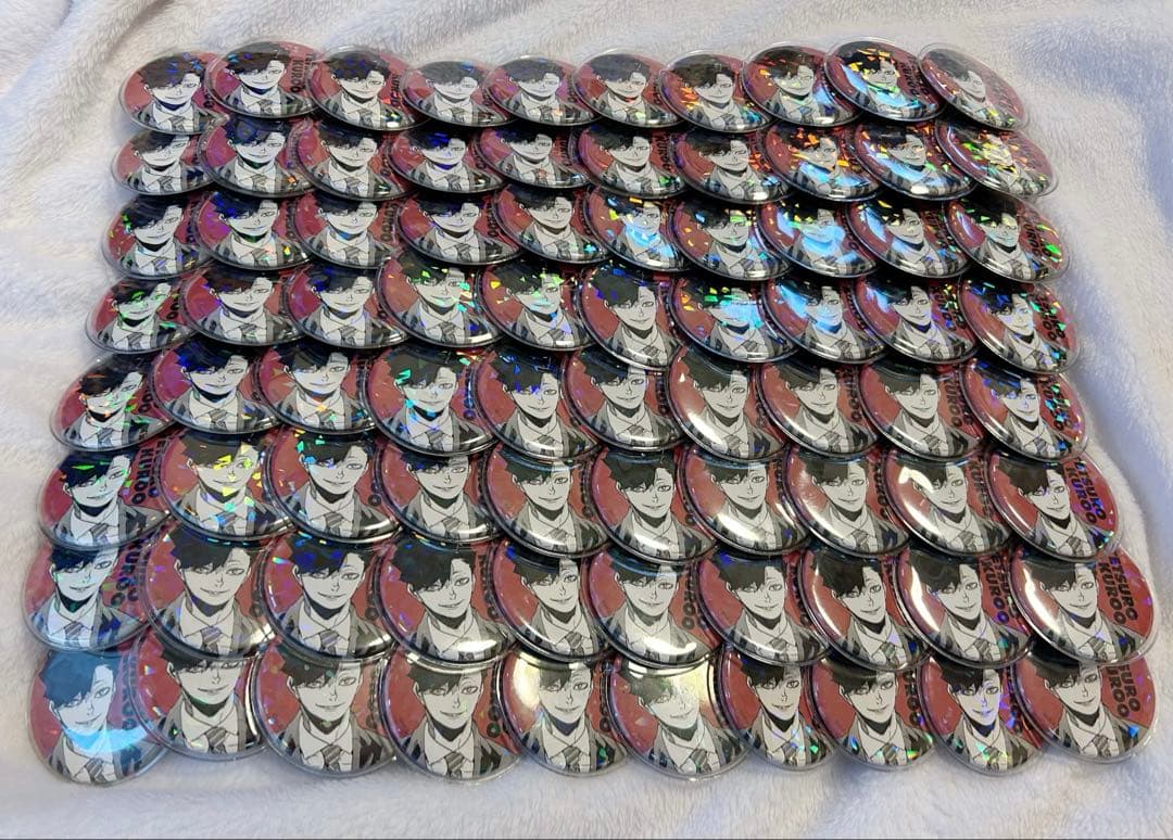 黒尾鉄朗 オールスター缶バッジ ハイキュー 缶バッジ 音駒高校 痛バ