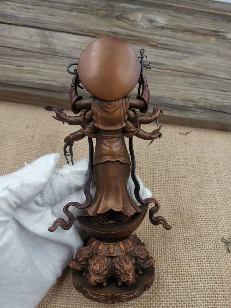 修縁堂】精彫造像 摩利支天 ふるいにかける版 仏教法具