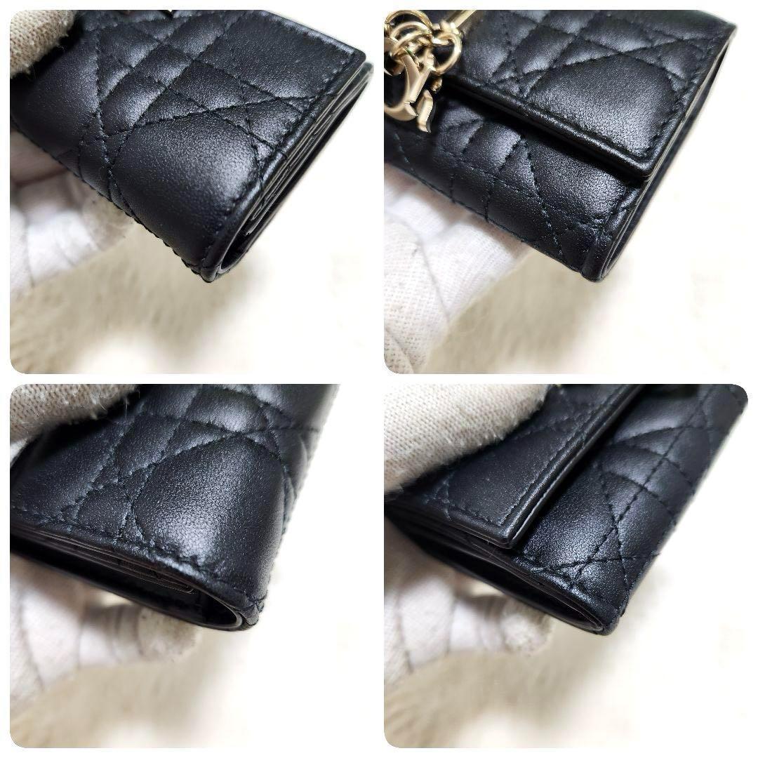✨ほぼ未使用　正規品✨ディオール　二つ折り　ケース　名刺入れ　チャーム