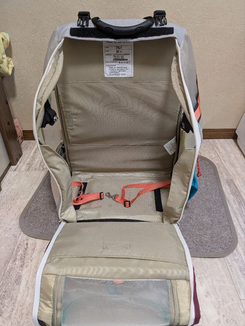 ICANDOR 犬猫キャリーバッグ MISTYGrey ICANDOR 犬猫キャリーバッグ