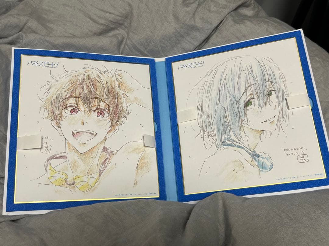 Free！】ハイ☆スピード！ 岩鳶中水泳部スペシャル複製原画色紙