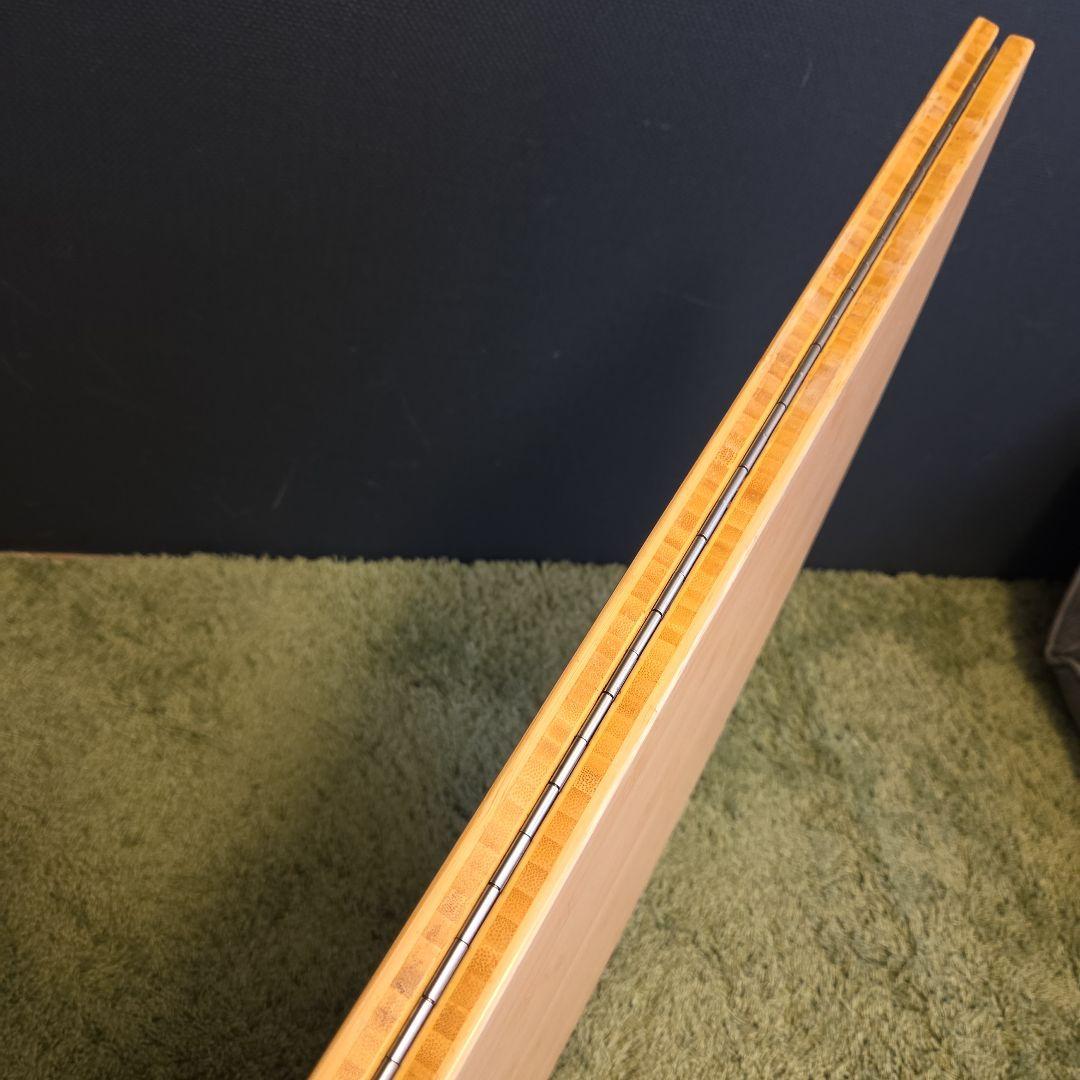 スノーピーク】ローテーブルラウンド 竹 LV-242 廃盤希少品 高さ調整可能