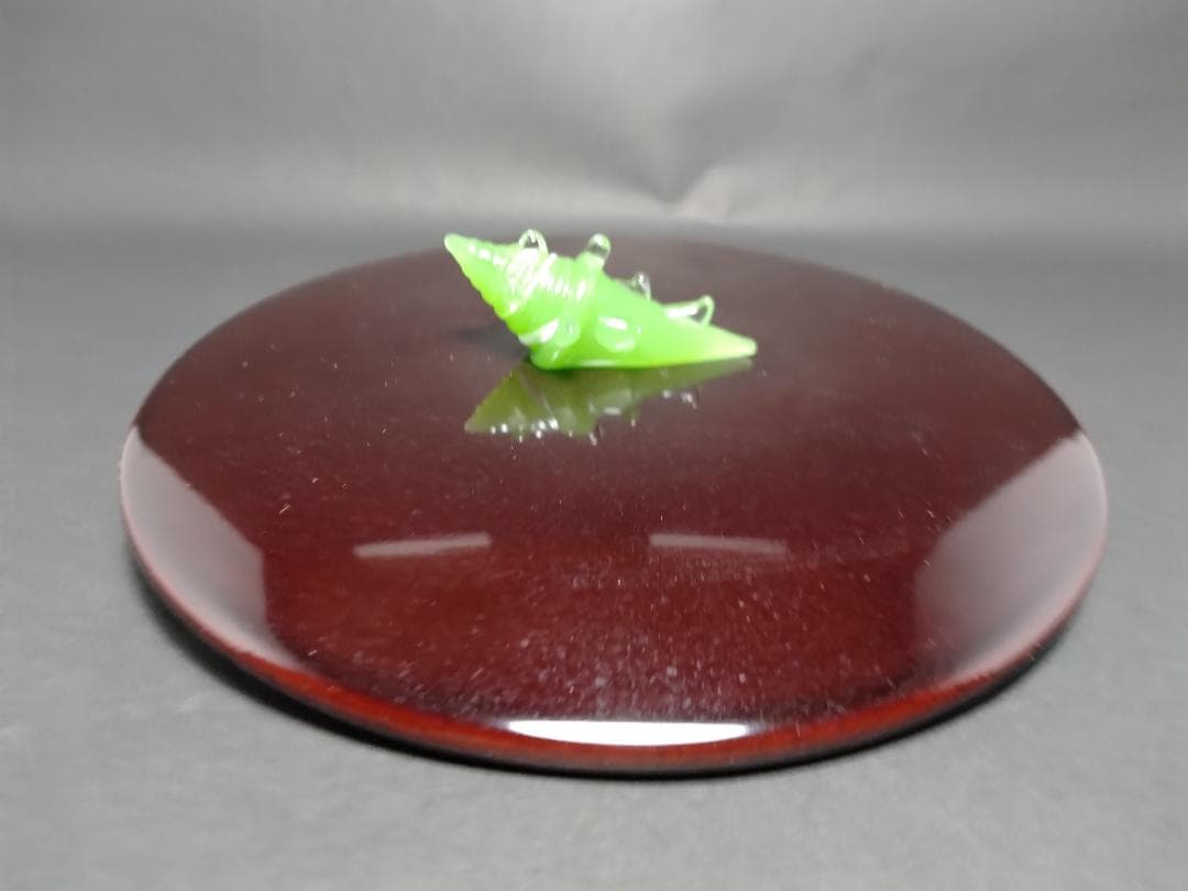 義山 水指 麦藁手 潮騒 ギヤマン むぎわらで しおさい ガラス