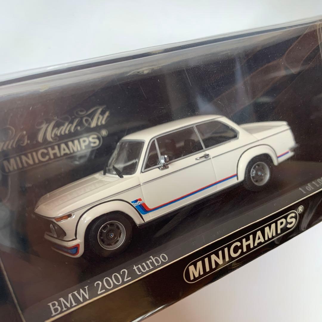 未開封MINICHAMPSミニチャンプスBMW2002ターボ白色