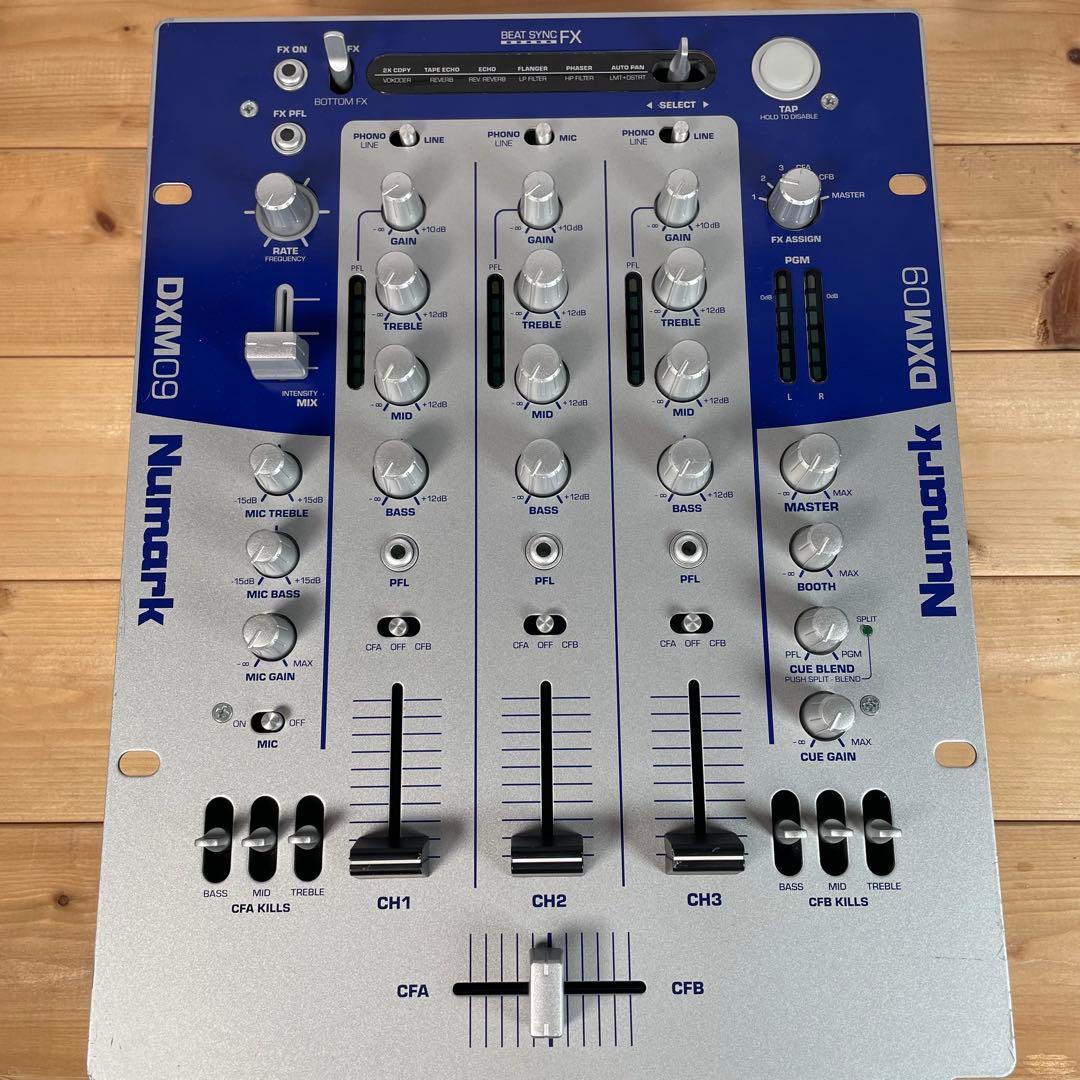Numark DXM09 24-BIT デジタル ミキサー 品 完動品