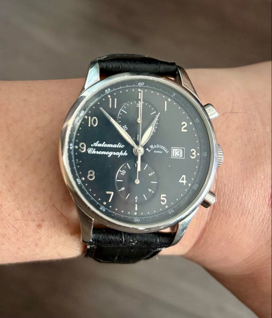 E.MARINELLA7061.3 自動巻クロノValjoux7750廃番 希少