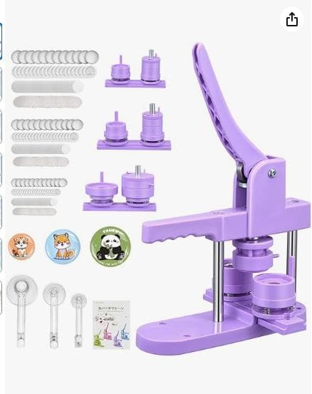 缶バッジマシーン 25mm 32mm 58mm金型 3サイズ