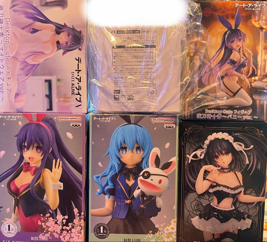 早い者勝ち！　デート・ア・ライブV 7体セット！！フィギュアまとめ売り