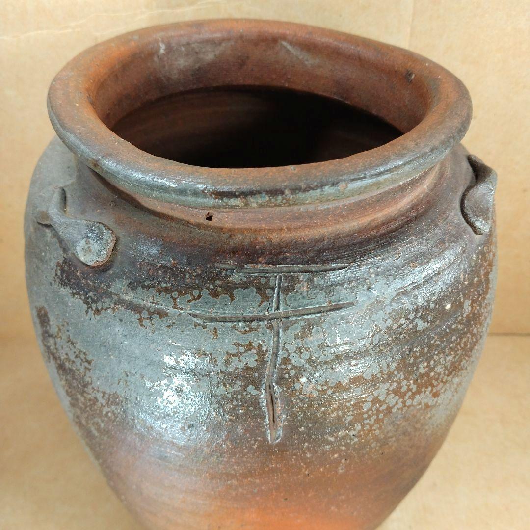 ボチャ様専用【本物保証】古備前三耳種壷 桃山時代 古備前鑑定