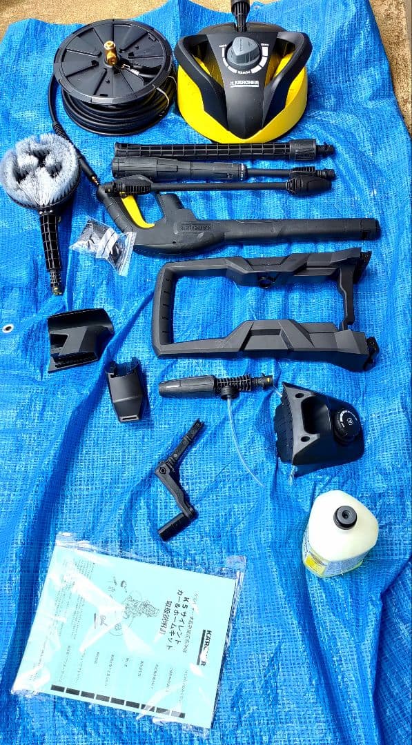 Rii様の2台HPJ-5ESM高圧洗浄機防音ガン・高圧ホース・給排水ホース