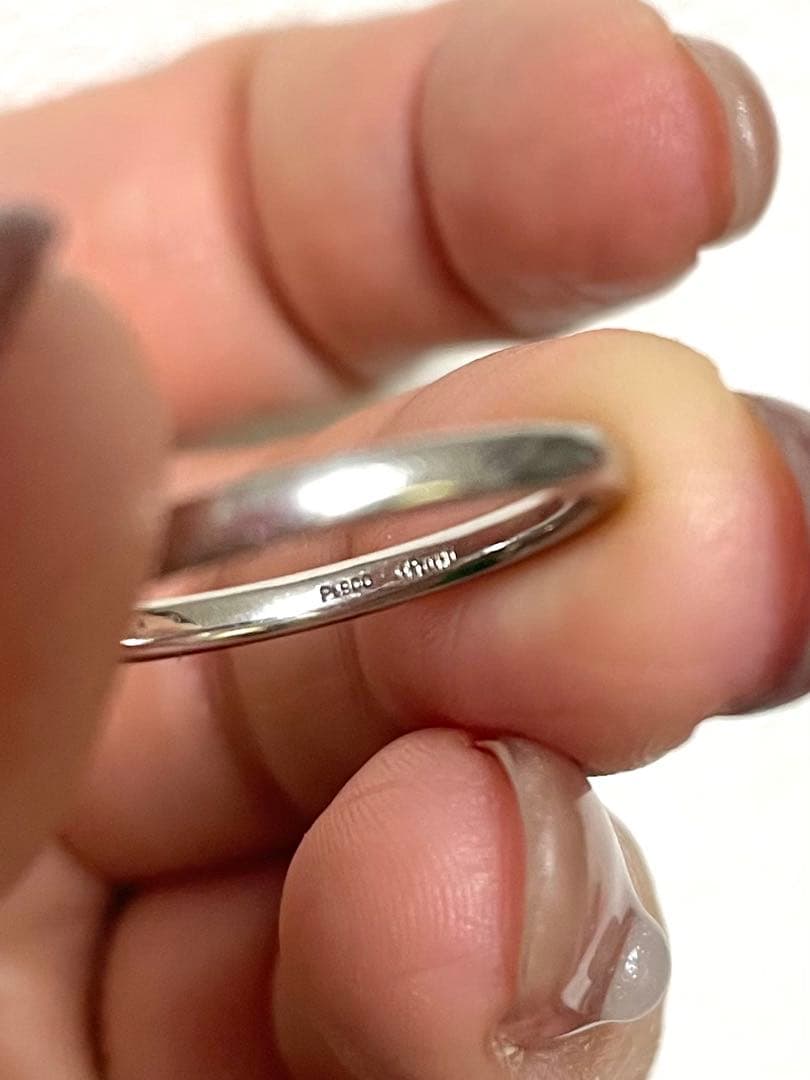 グ*能様 オレッキオ（ORECCHIO）ptダイヤリング #13