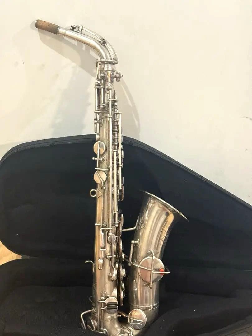最終値下‼️ Buescher ブッシャー　ビンテージ　シルバー　アルトサックス