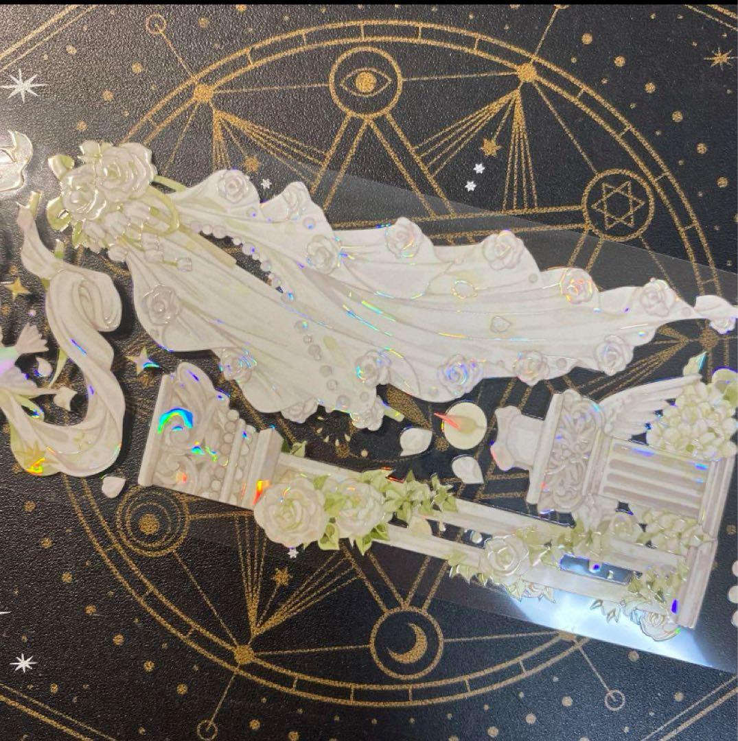 7060】海外マステ中古巻売り貝殻光マスキングテープ