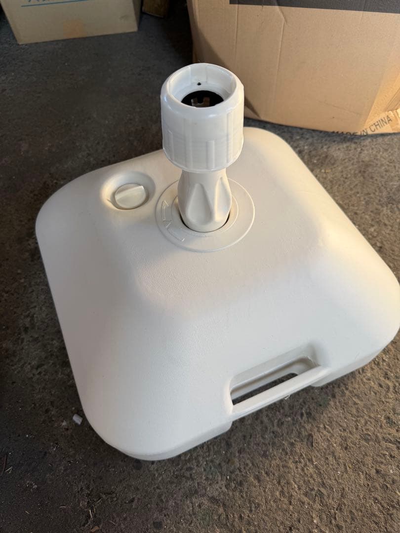 のぼりスタンド　20個 楽天市場】注水型 のぼり用 ツインスタンド 注水式タイプ 17L 2個