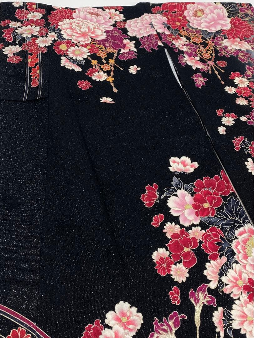 振袖 豪華 銀通し 刺繍 金彩 紋意匠 身丈170cm 撥水加工済