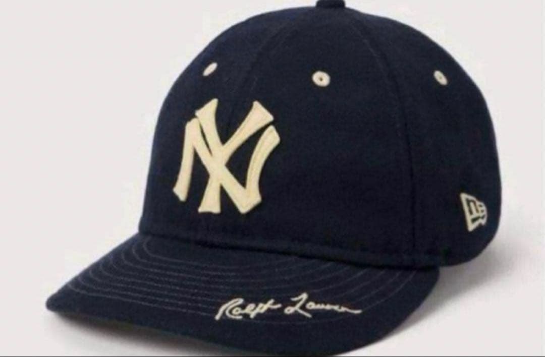 【新品未使用】Polo Ralph Lauren Yankees Cap Polo Ralph Lauren NY Yankees Black White New Era Limited Ed