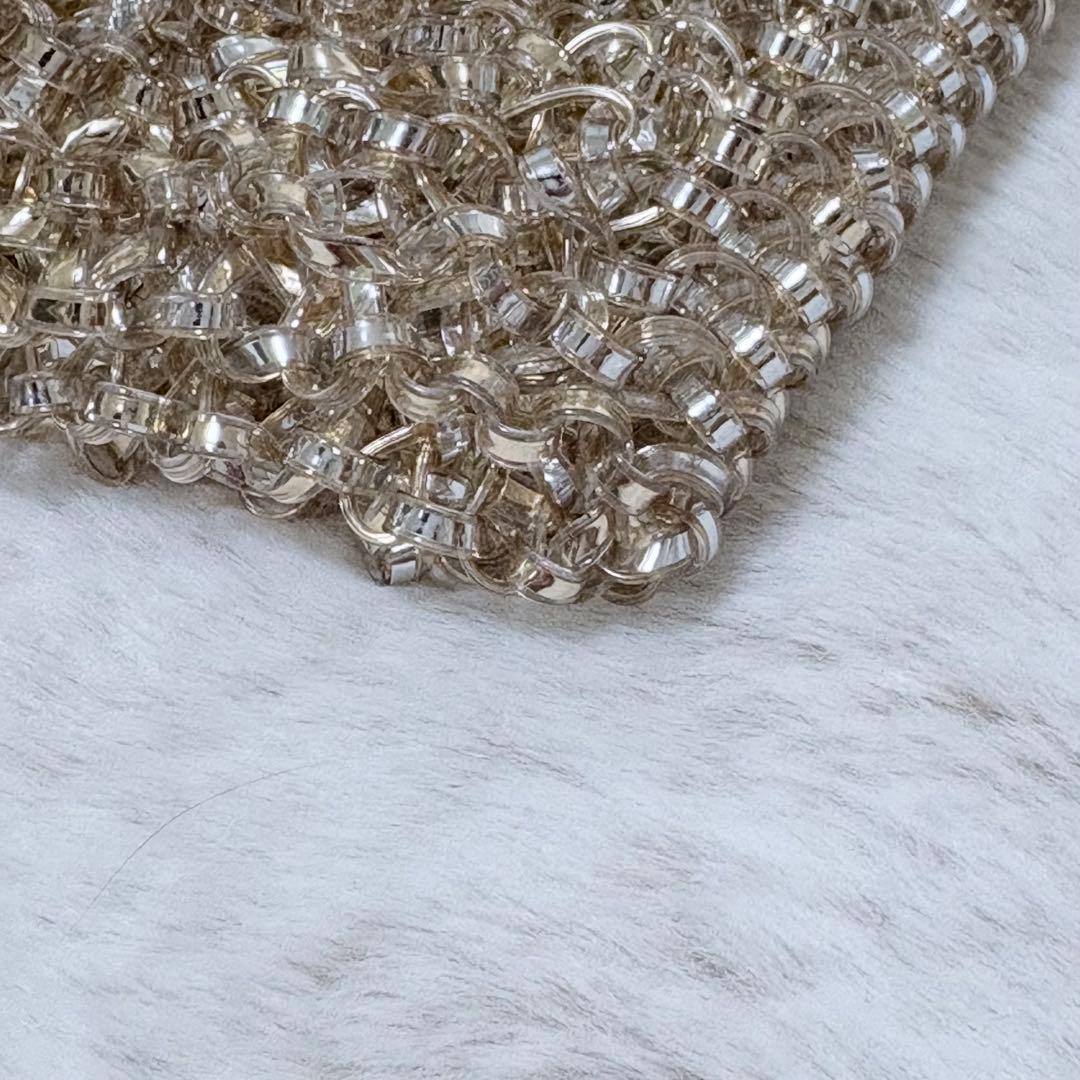 美品　アンテプリマ ワイヤーバッグ ミニアトゥーラ　ゴールド