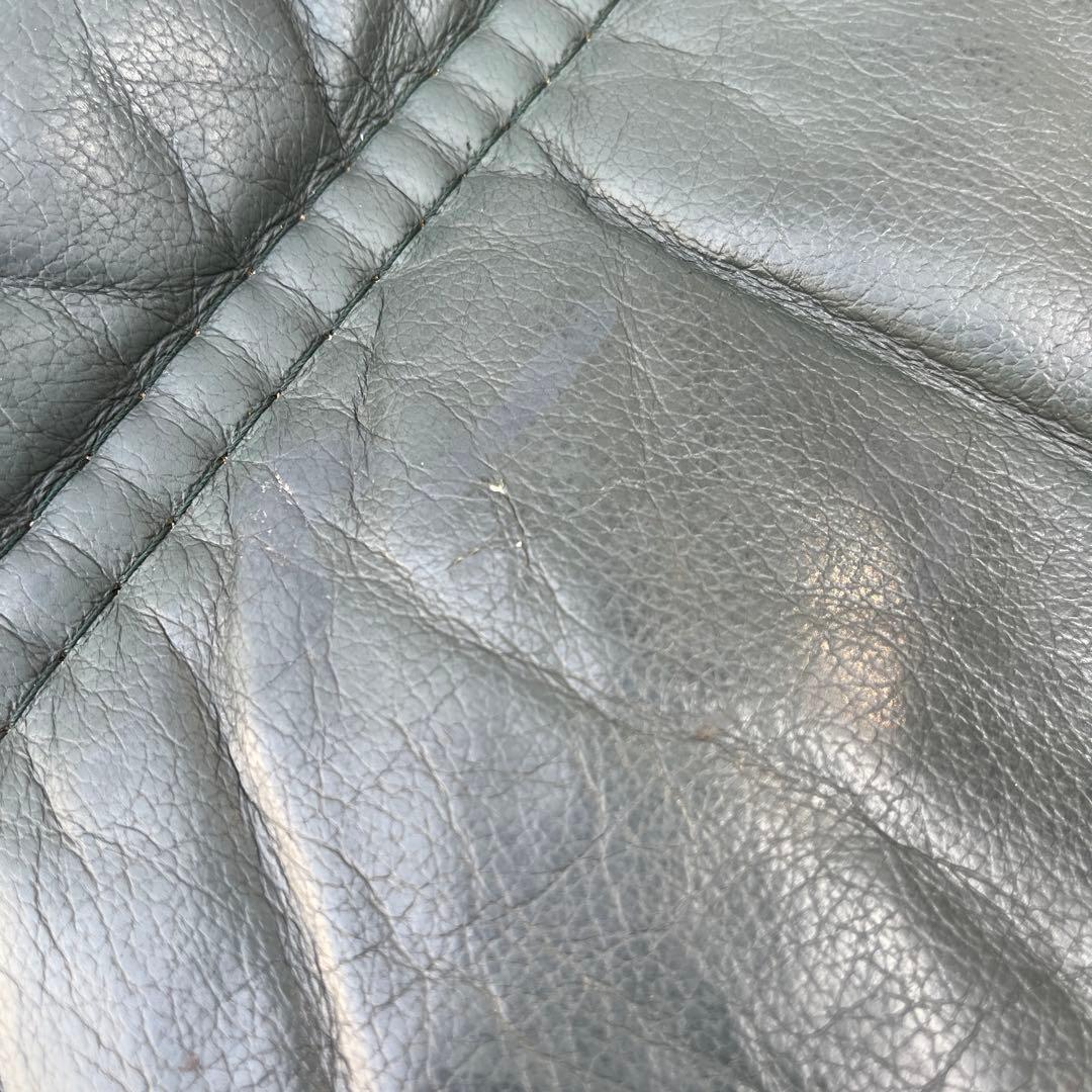 北欧ノルウェー製◾️Ekornesエコーネス 本革レザー張り スツール オットマン