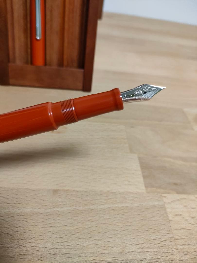 中屋万年筆 洗い朱 中屋万年筆 洗い朱 NAKAYA 中屋万年筆 万年筆 シガー