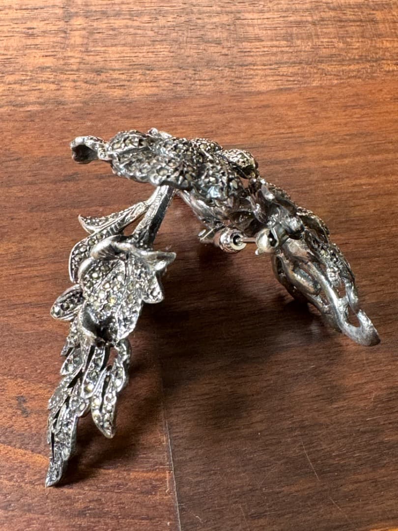 【アンティーク】銀製ブローチ イギリスチェスター 1949年製