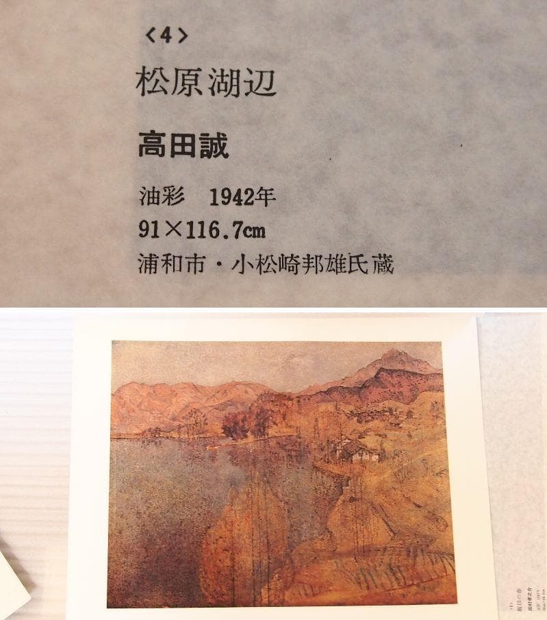 【良品】信州を描く-名画50選-信濃毎日新聞社 油絵/水彩画 昭和50年発行