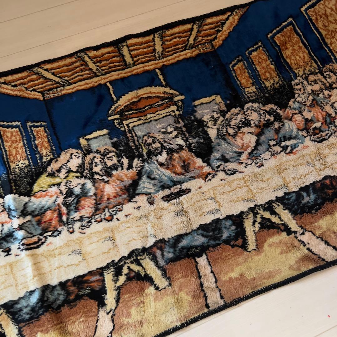 最後の晩餐 ダヴィンチ タペストリー ラグ 49×95cm - メルカリ