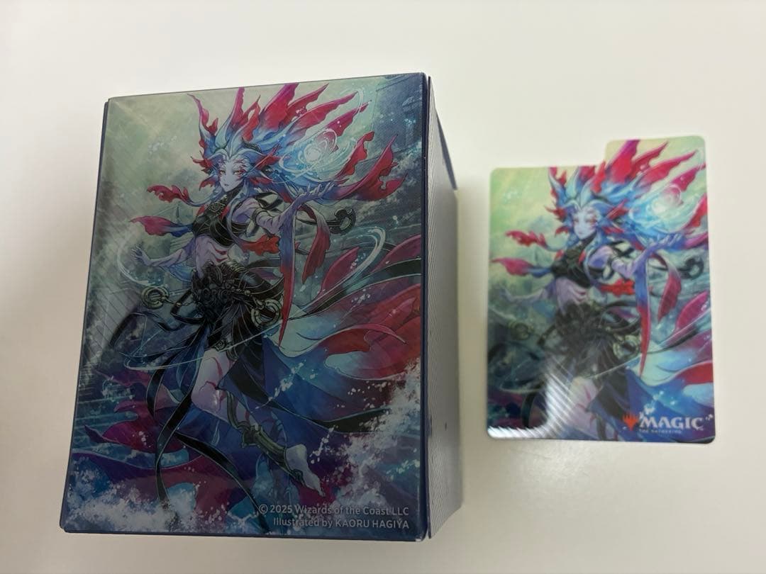 mtg ティシャーナの潮縛り デッキケース、プレイマット、スリーブ2個