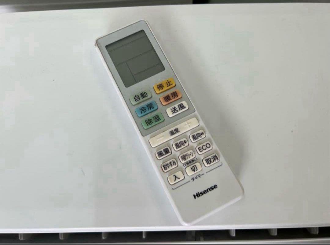 【高年式】2022年式 2.2kw Hisenseエアコン HA-S22E-W