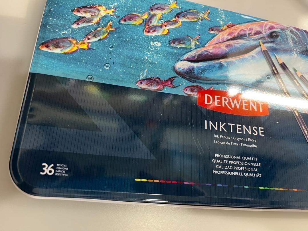 【新品未使用】DERWENT INKTENSE水彩色鉛筆36本セットダーウェント