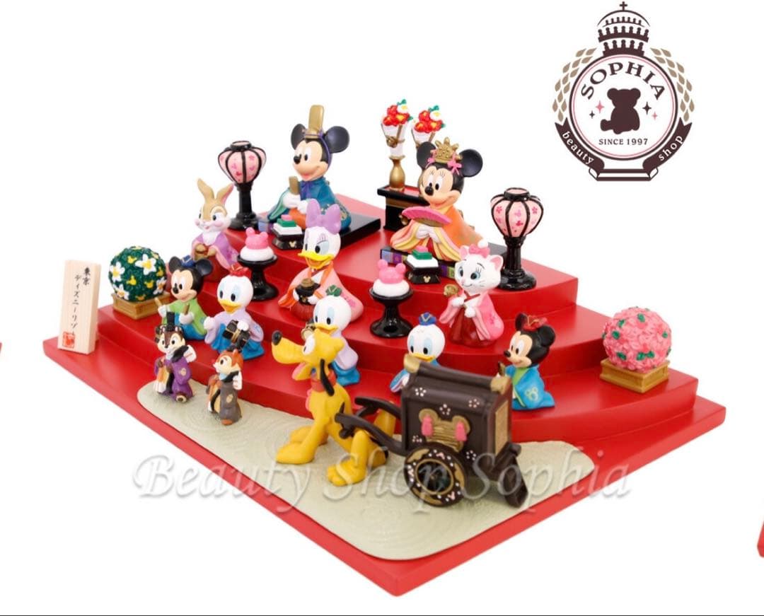ミッキーと仲間たちの雛人形セット　ディズニー