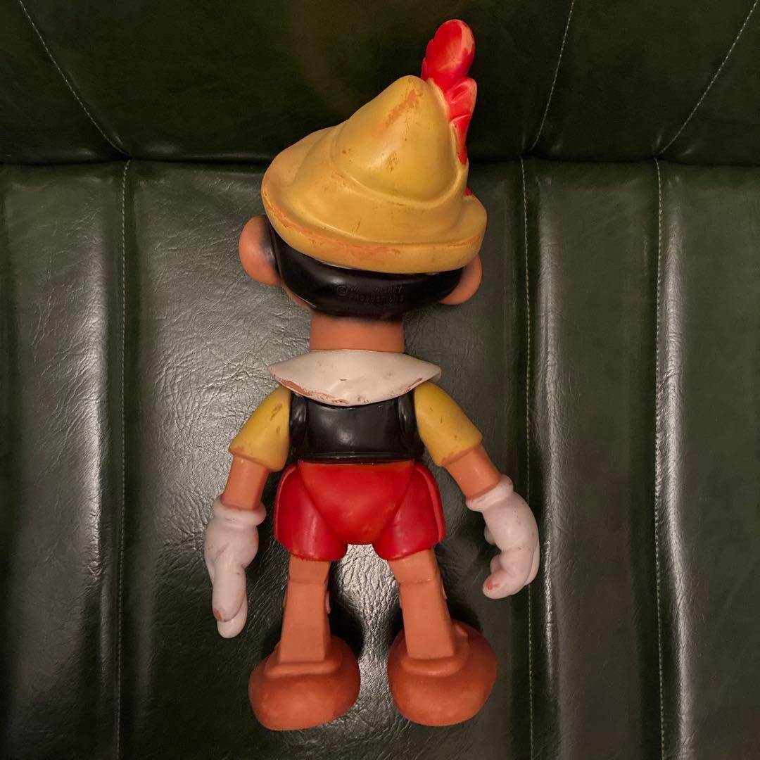 希少 ディズニー ピノキオ ラバー スクイーク ドール ソフビ ファモサ