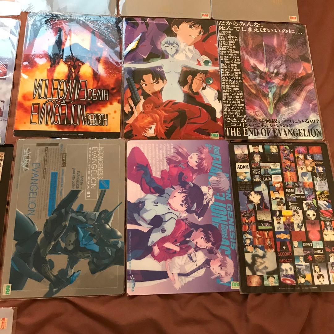 新世紀エヴァンゲリオン　未使用品　下敷き【約26cm×約19cm】セット　29枚