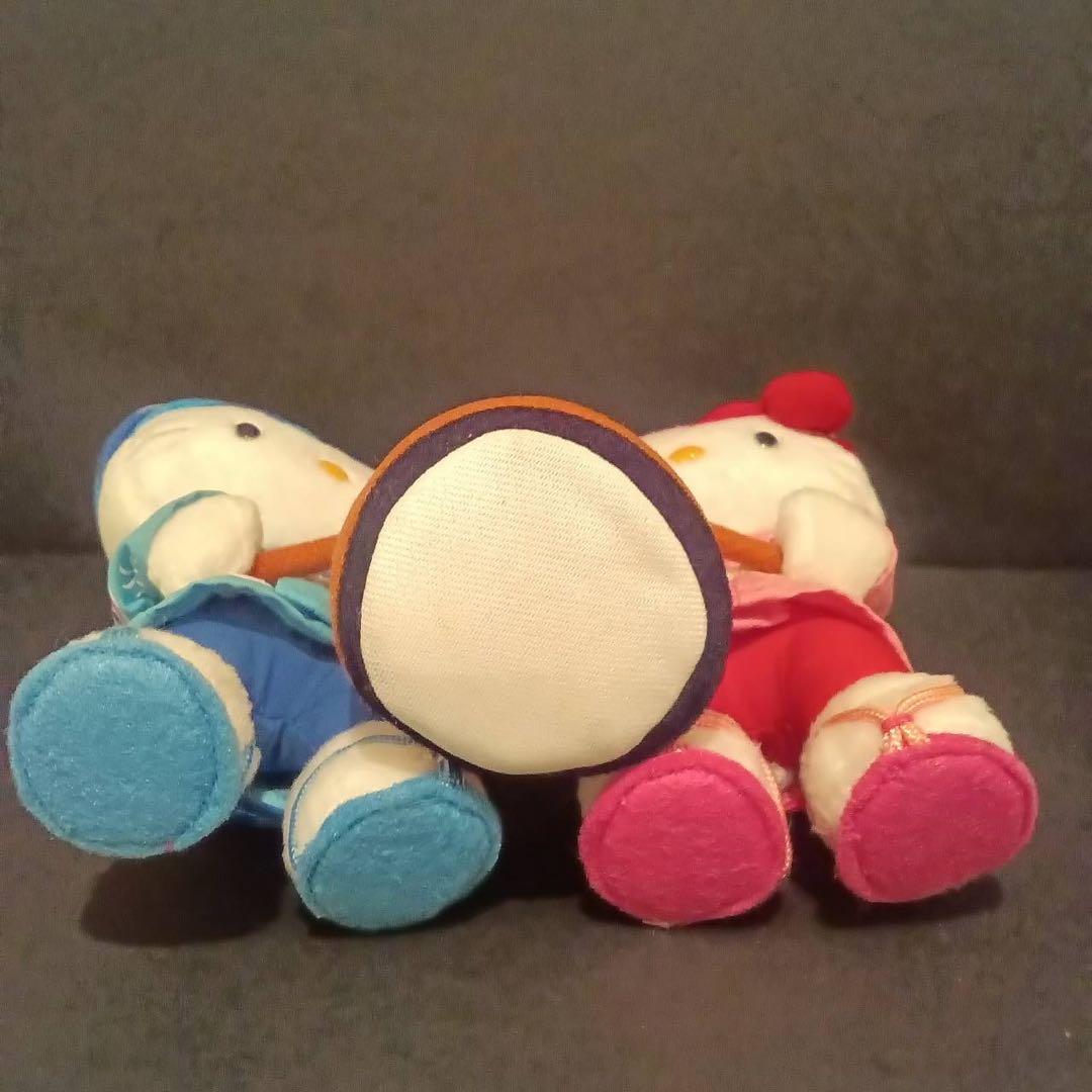 ハローキティ&ディアダニエル ペア お祭りシリーズ 太鼓 ぬいぐるみ