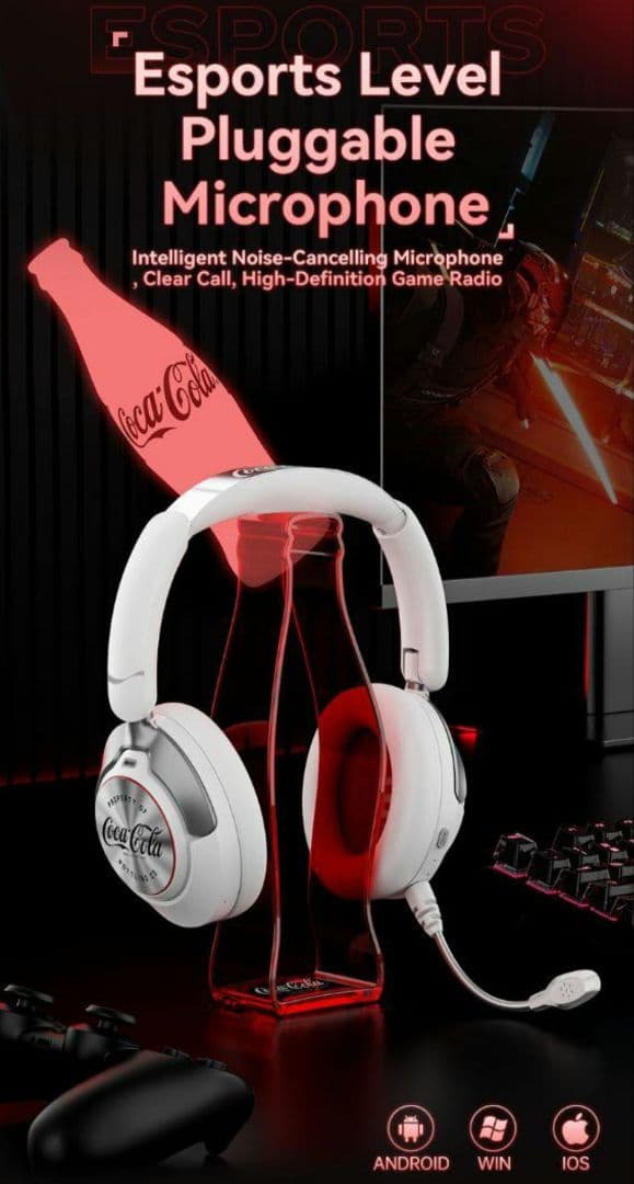 Coca-Cola コカ・コーラ ワイヤレスヘッドセット