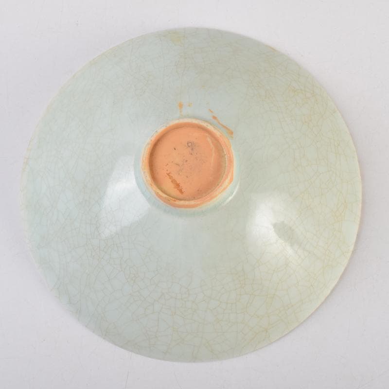 Big Chef様専用 中国 影青 青白磁 陰刻 花文鉢 C 9105