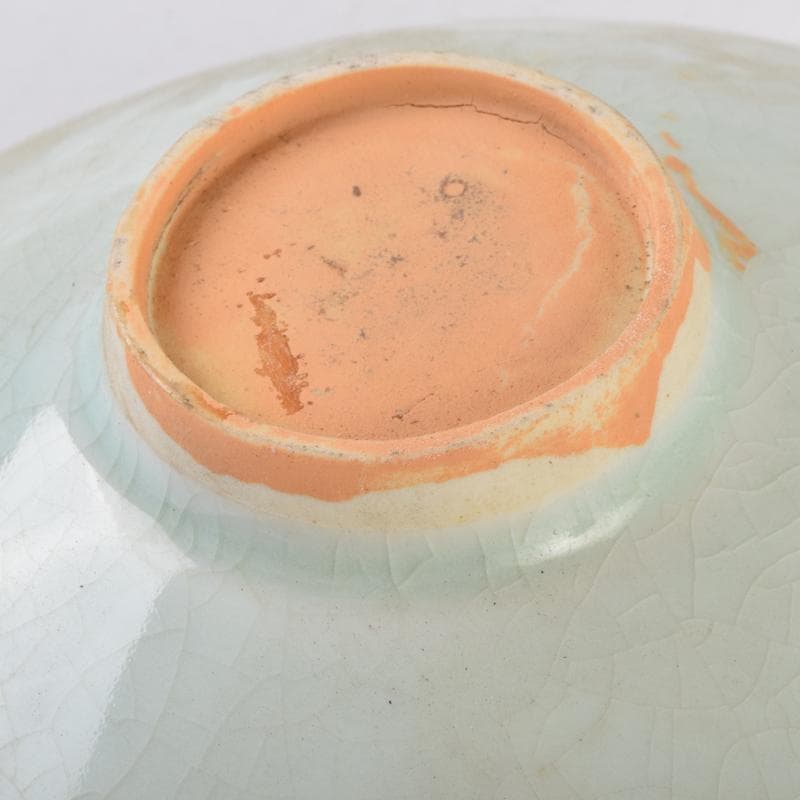 Big Chef様専用 中国 影青 青白磁 陰刻 花文鉢 C 9105