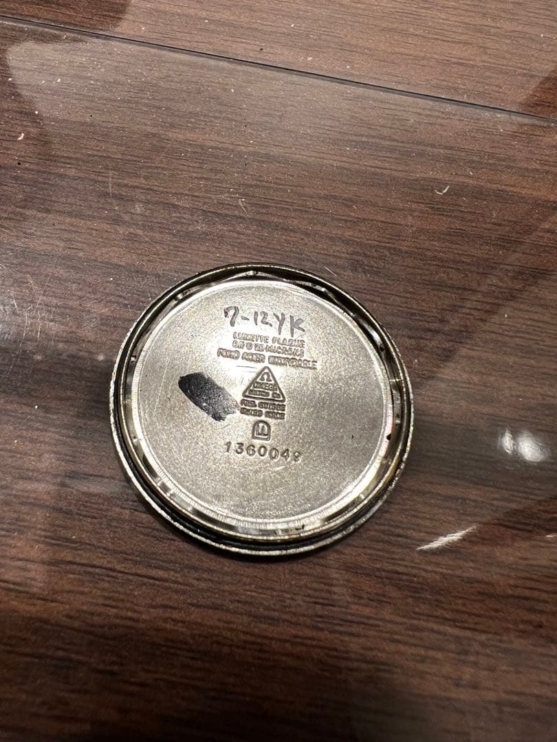 【中古】OMEGA Geneve 136.0049 デイト付 手巻き GOLD